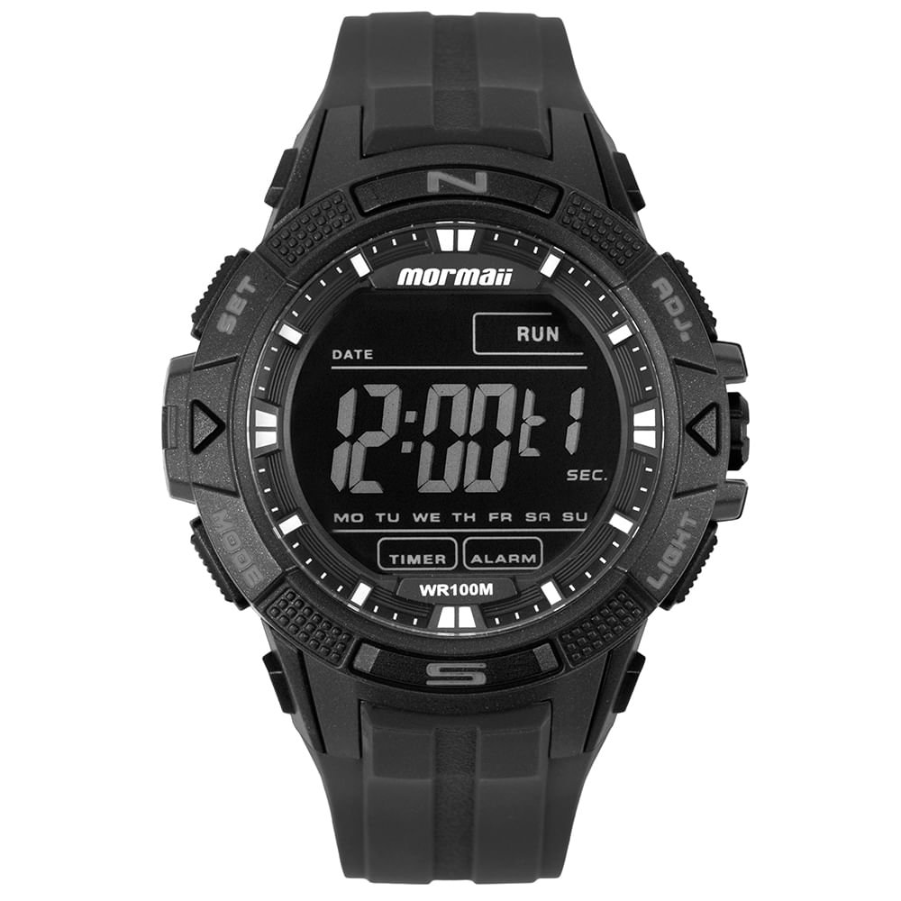 Relógio Mormaii Masculino Wave Preto - MO5001/8R Preto 5