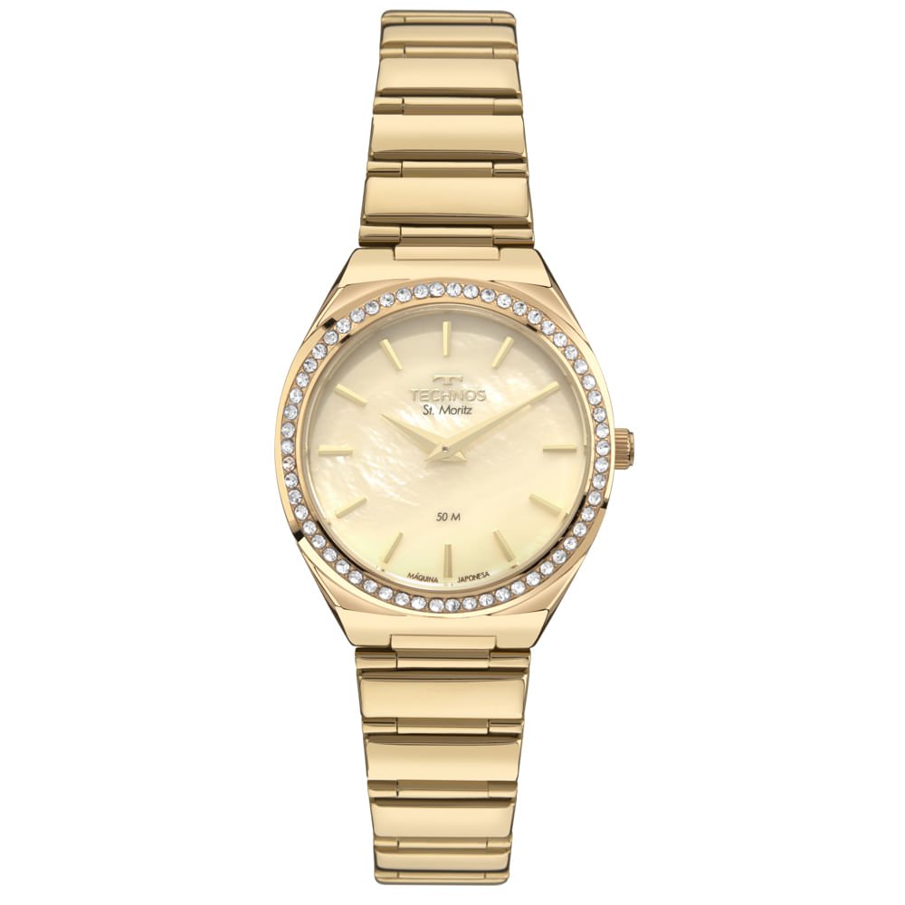 Relógio Technos Feminino St.moritz Dourado - 2025LVD/1X