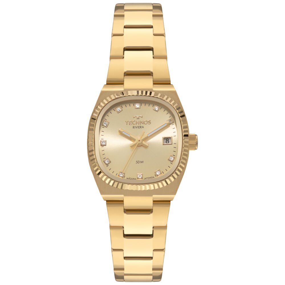 Relógio Technos Feminino Riviera Dourado - GL12AB/1X