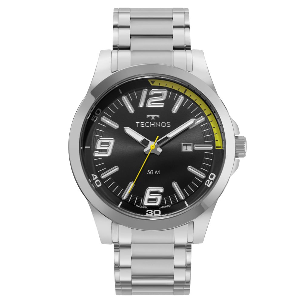 Relógio Technos Masculino Racer Prata - 2115UDT/1P