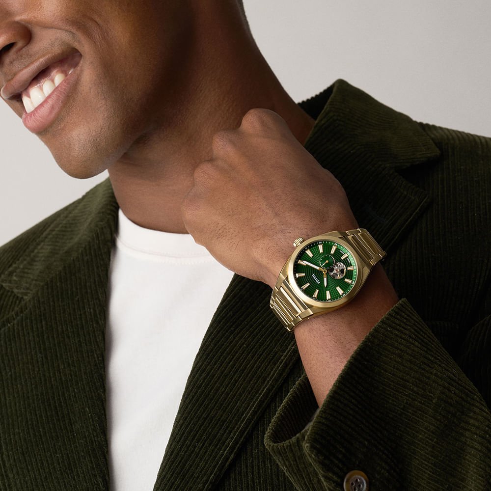 Relógio Fossil Masculino Everett Dourado - ME3276/1VN Dourado 2