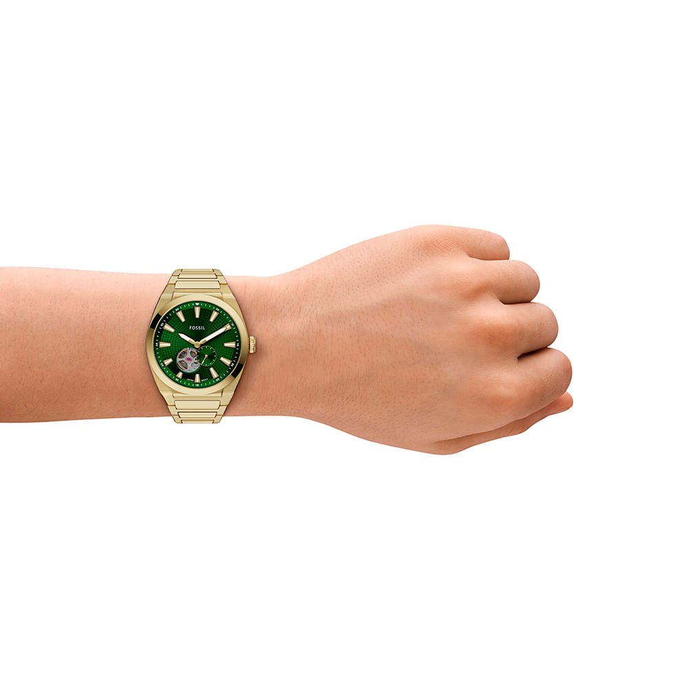 Relógio Fossil Masculino Everett Dourado - ME3276/1VN Dourado 7