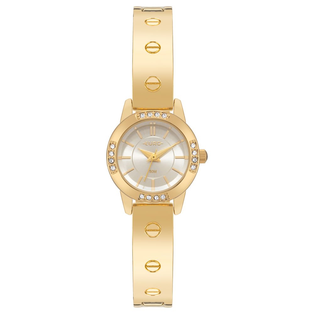 Relógio Euro Feminino Bangle Lux Dourado - EU2035ZBI/5C