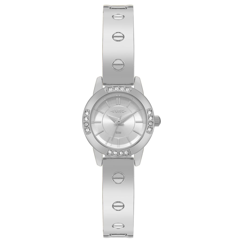 Relógio Euro Feminino Bangle Lux Prata - EU2035ZBH/5K