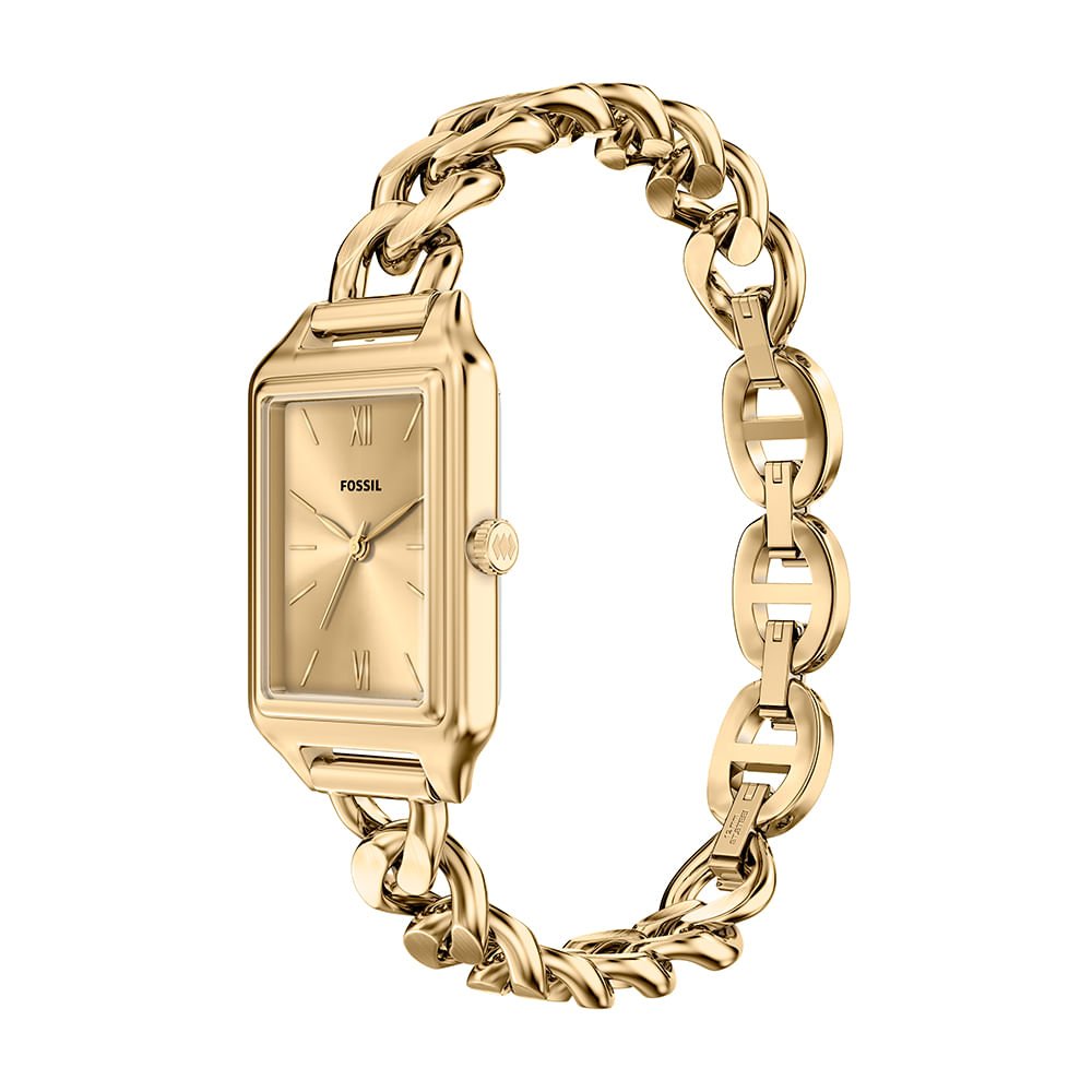 Relógio Fossil Feminino Raquel Dourado - ES5478/1DN Dourado 3