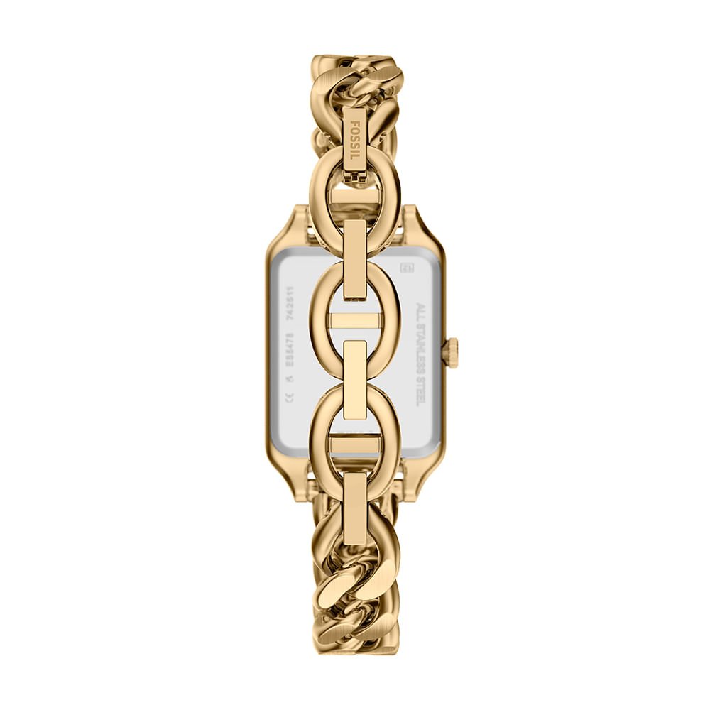 Relógio Fossil Feminino Raquel Dourado - ES5478/1DN Dourado 5