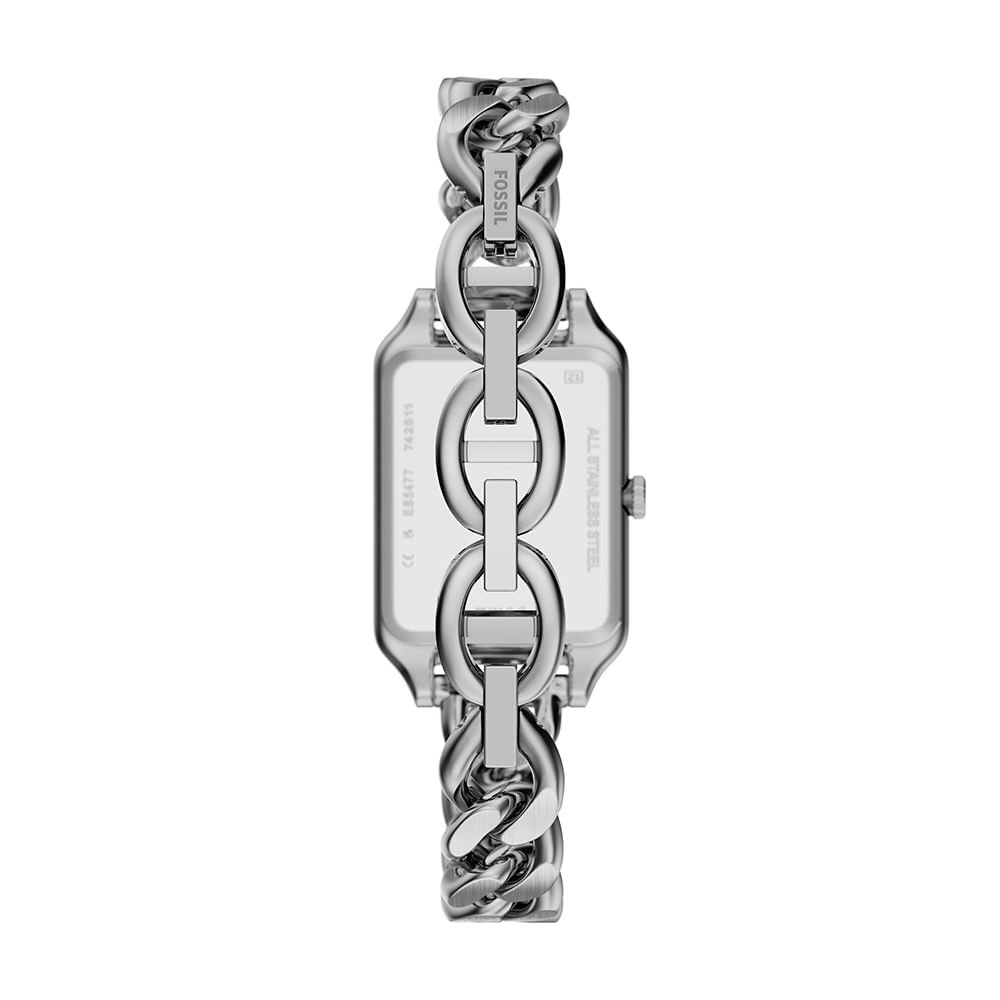 Relógio Fossil Feminino Raquel Prata - ES5477/1KN Prata 4