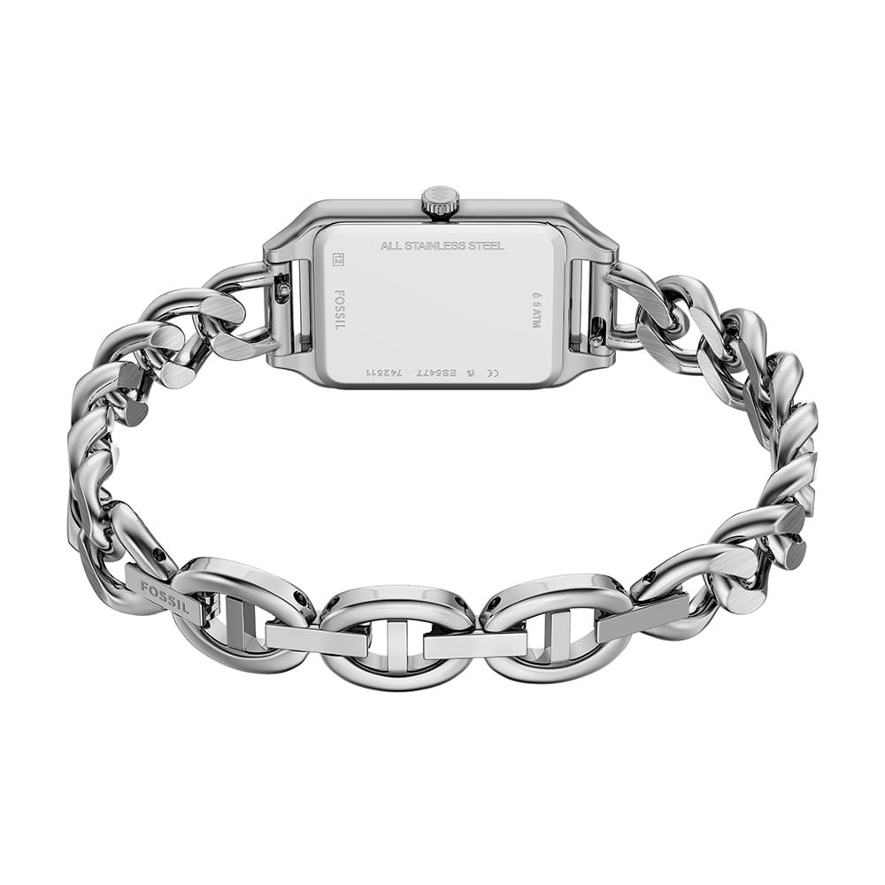 Relógio Fossil Feminino Raquel Prata - ES5477/1KN Prata 5