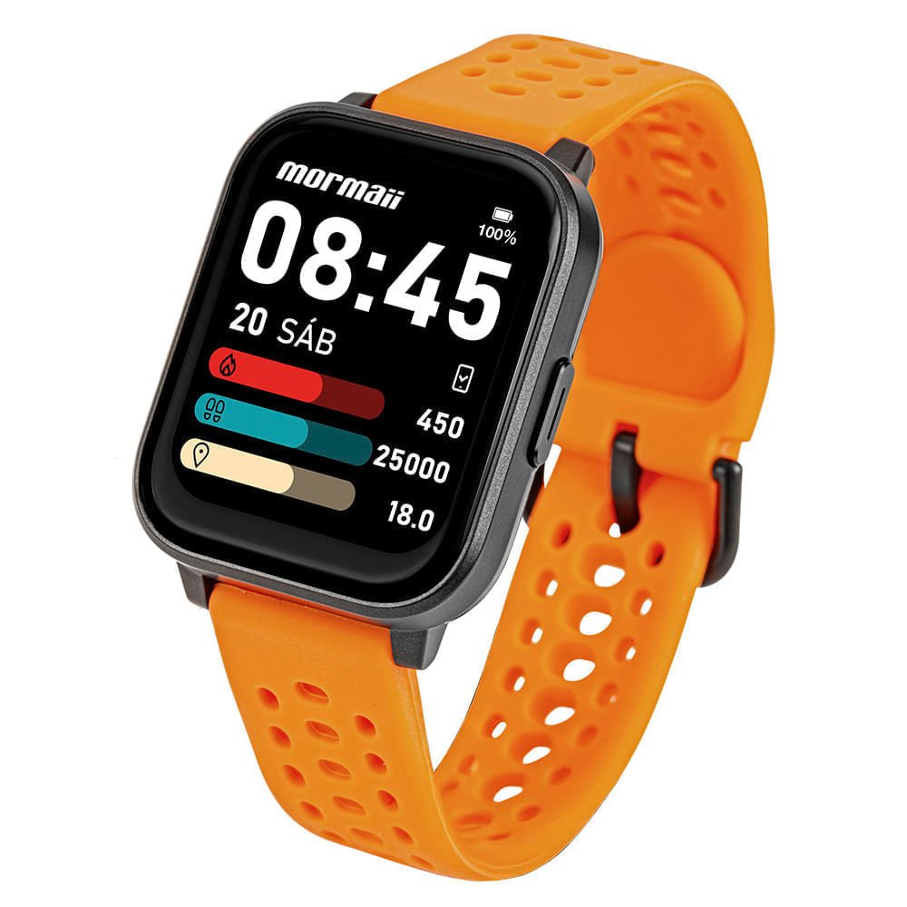 Relógio Smartwatch Unissex Life Preto - MOLIFE2AA/8P Preto 2