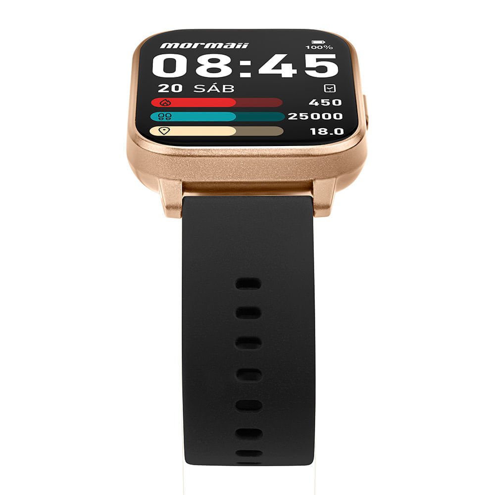 Relógio Smartwatch Unissex Life Rosé - MOLIFE2AD/8J Dourado 3