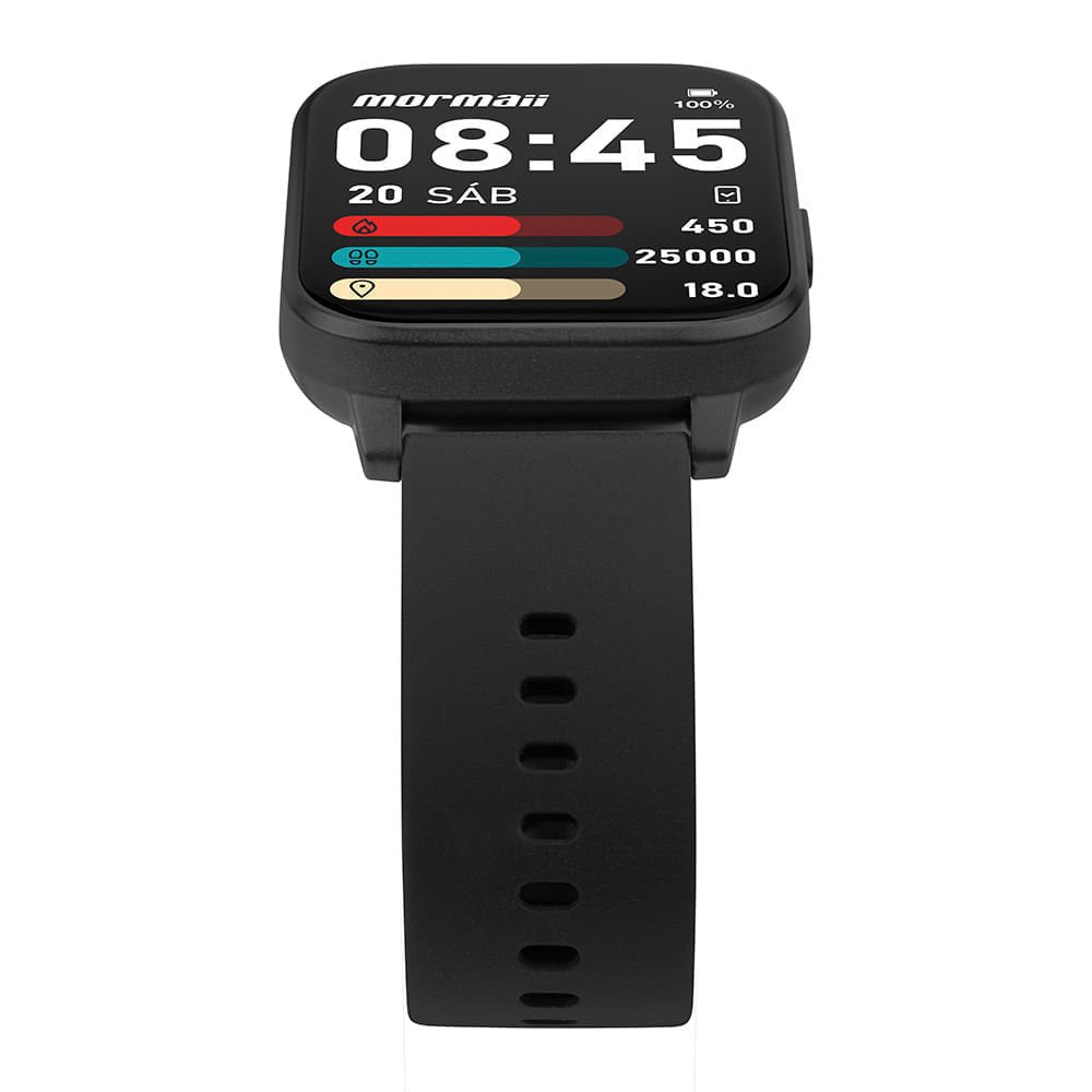 Relógio Smartwatch Unissex Life Preto - MOLIFE2AH/7P Preto 3