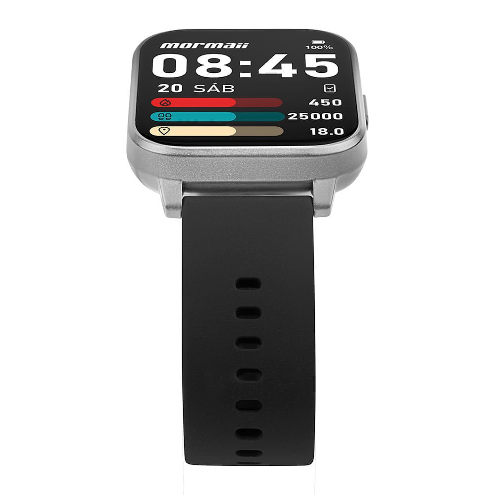 Relógio Smartwatch Unissex Life Prata - MOLIFE2AB/8K Prata 3