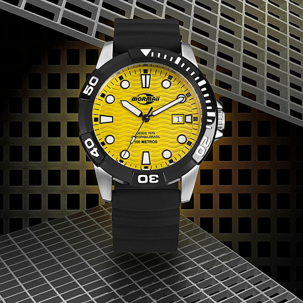 Relógio Mormaii Masculino Steel Basic Bicolor - MO2317AK/2Y Prata 4