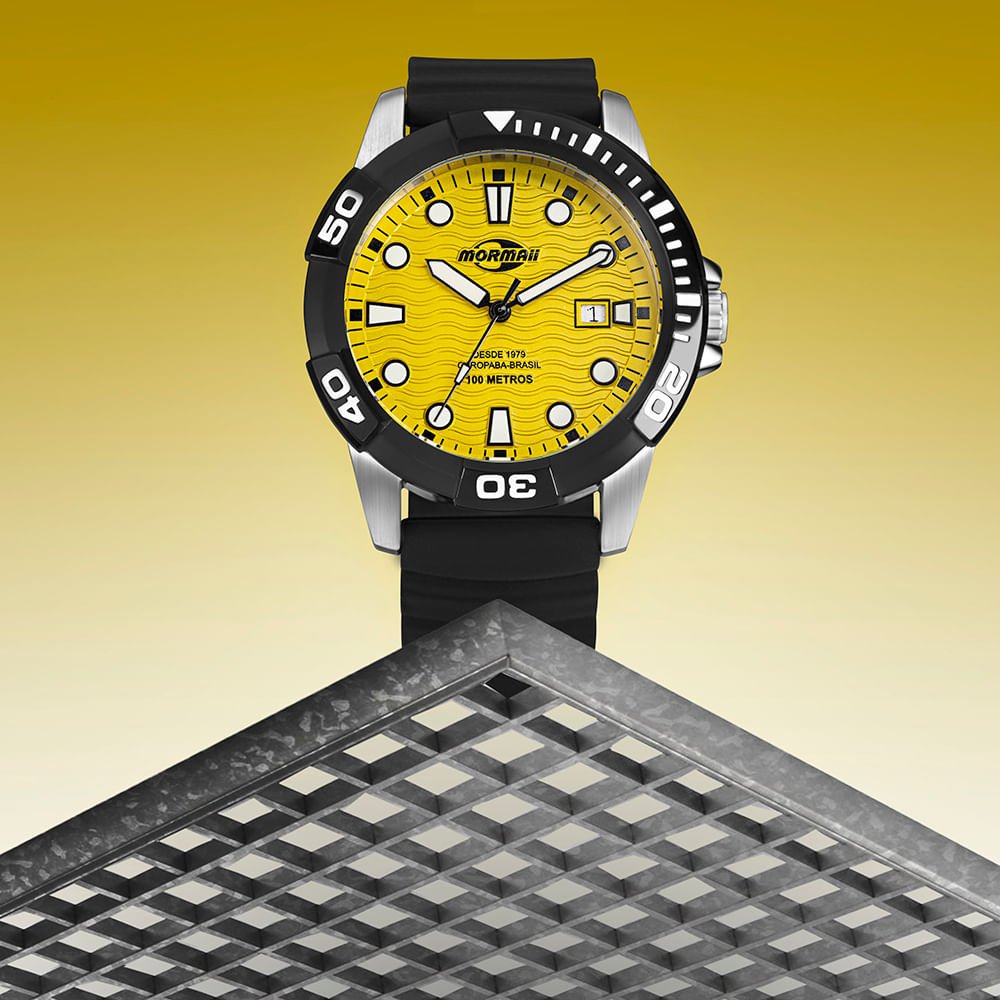 Relógio Mormaii Masculino Steel Basic Bicolor - MO2317AK/2Y Prata 5