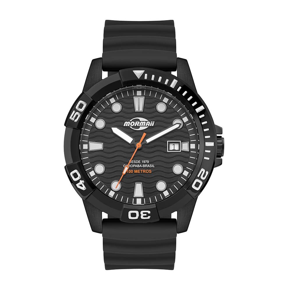 Relógio Mormaii Masculino Steel Basic Preto - MO2317AP/2P