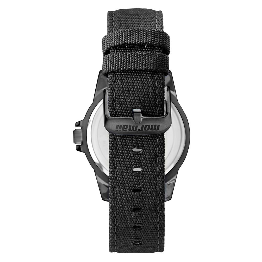Relógio Mormaii Masculino Steel Basic Preto - MO2317AQ/2P Preto 3