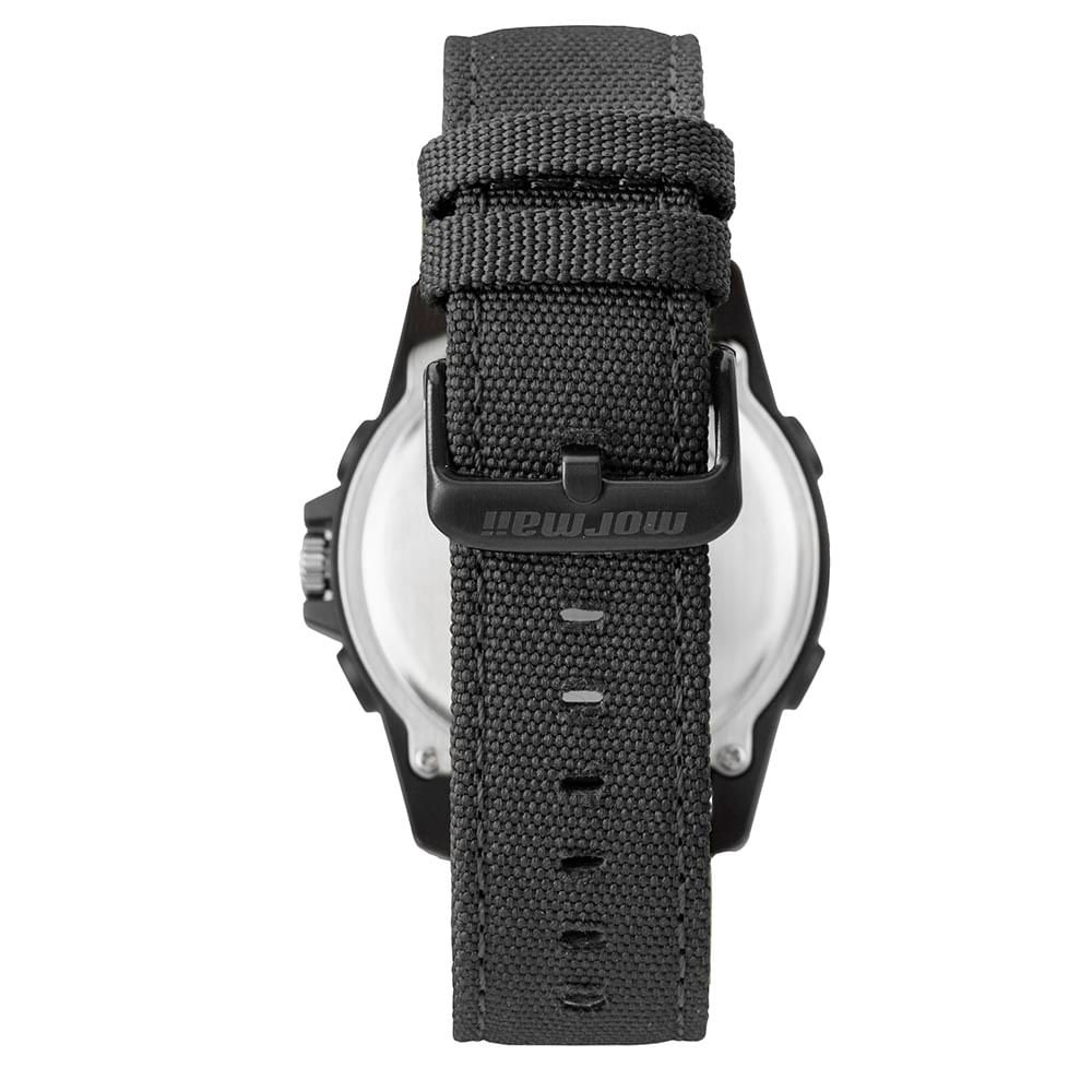 Relógio Mormaii Masculino Casual Preto - MOPC21JALM/6P Preto 3