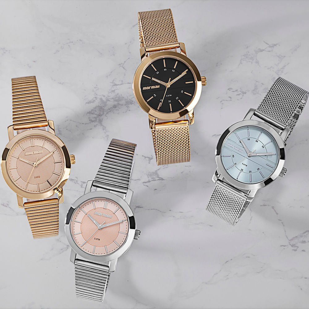 Relógio Mormaii Feminino Sunset Prata - MO2036KC/1A Prata 4