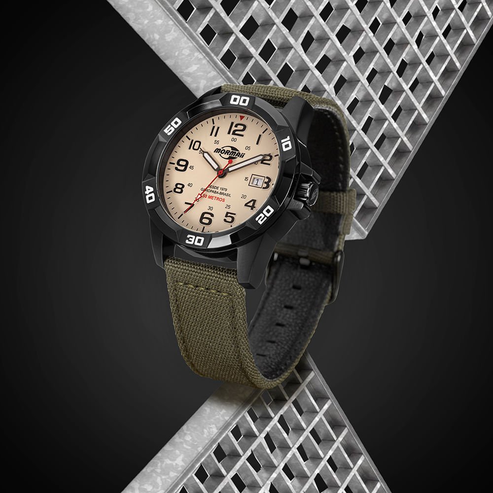 Relógio Mormaii Masculino Steel Basic Preto - MO2317AO/2X Preto 4