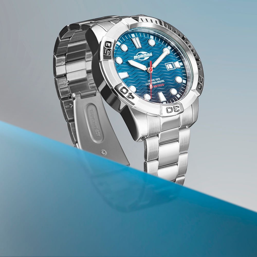 Relógio Mormaii Masculino Steel Basic Prata - MO2317AN/1A Prata 4