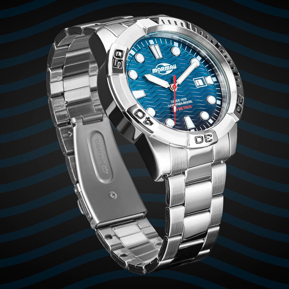 Relógio Mormaii Masculino Steel Basic Prata - MO2317AN/1A Prata 5