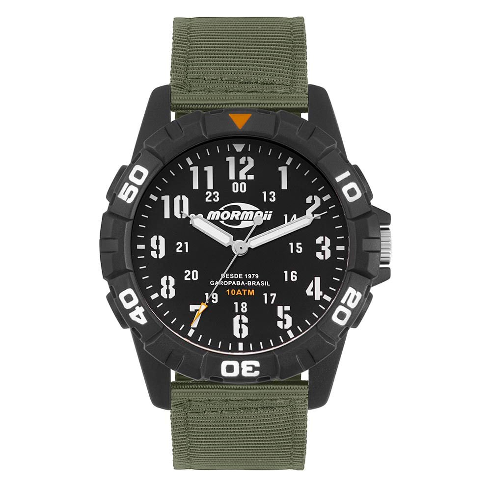 Relógio Mormaii Masculino Casual Preto - MOPC21JALMV/6V