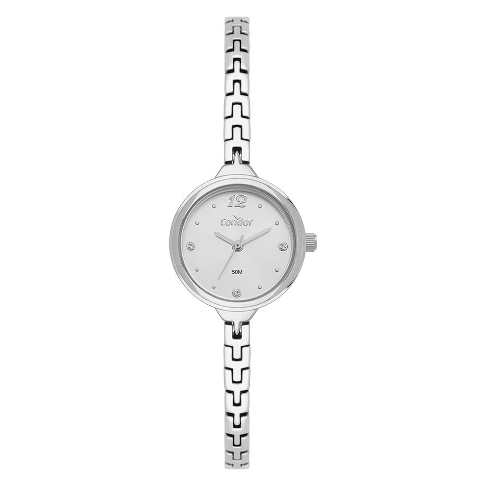 Relógio Condor Feminino Mini Joia Prata - CO2035NWE/5K