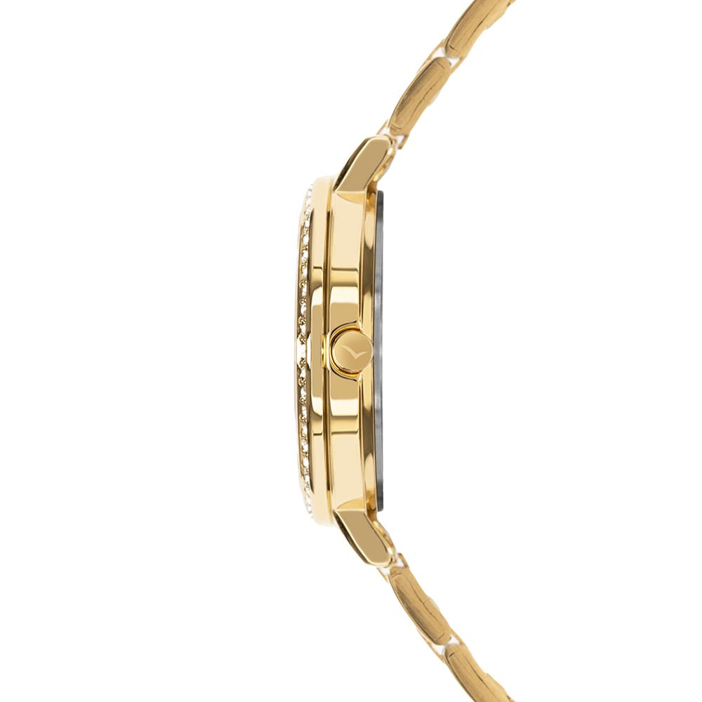 Kit Relógio Condor Feminino Brilho Dourado - CO2035OAK/K4K Dourado 2