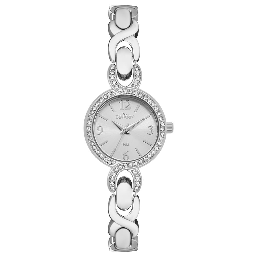 Relógio Condor Feminino Bracelete Prata - CO2035NYY/5K