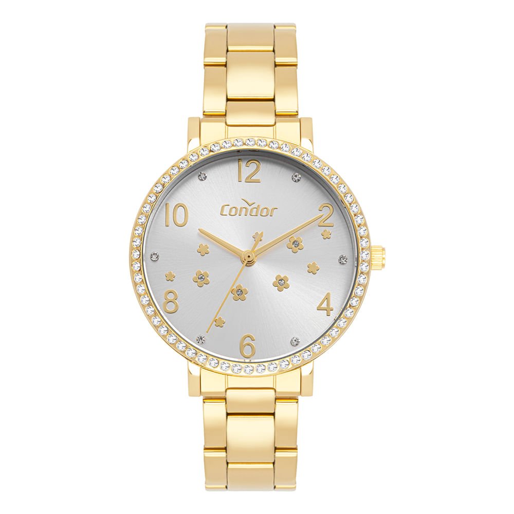 Kit Relógio Condor Feminino Mimos E Sutilezas Dourado - CO2035NWJ/K4X Dourado 2
