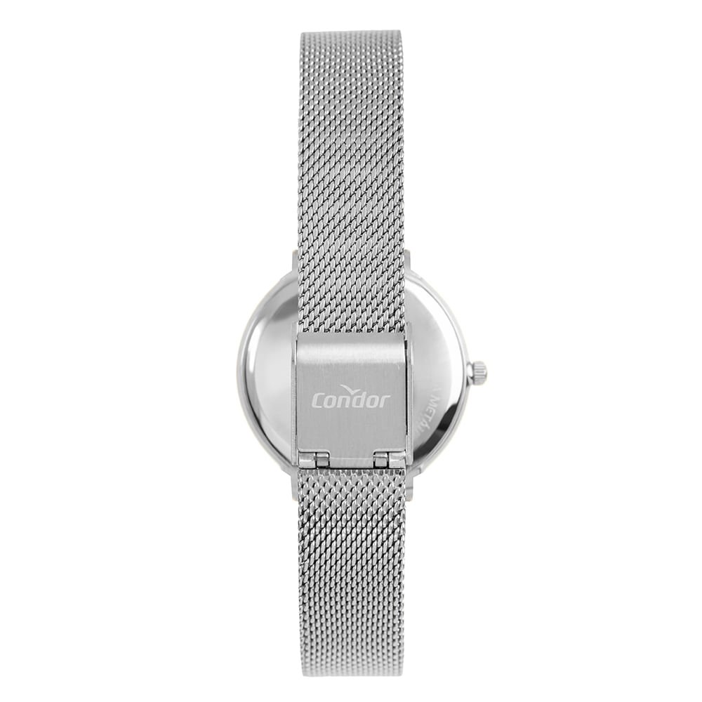 Kit Relógio Condor Feminino Elegante Prata - CO2035NZW/K4K Prata 4