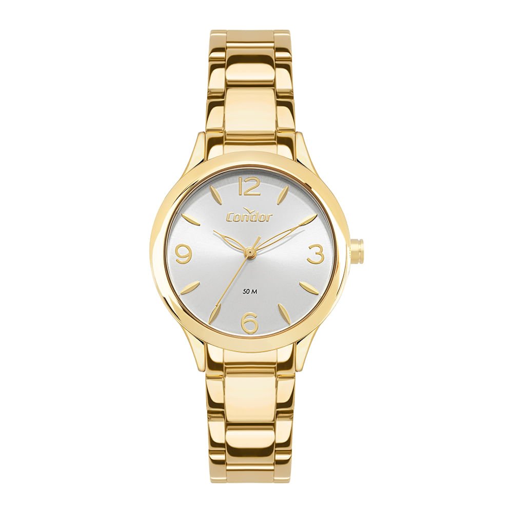 Kit Relógio Condor Feminino Dia A Dia Dourado - CO2035NZO/K4K Dourado 2