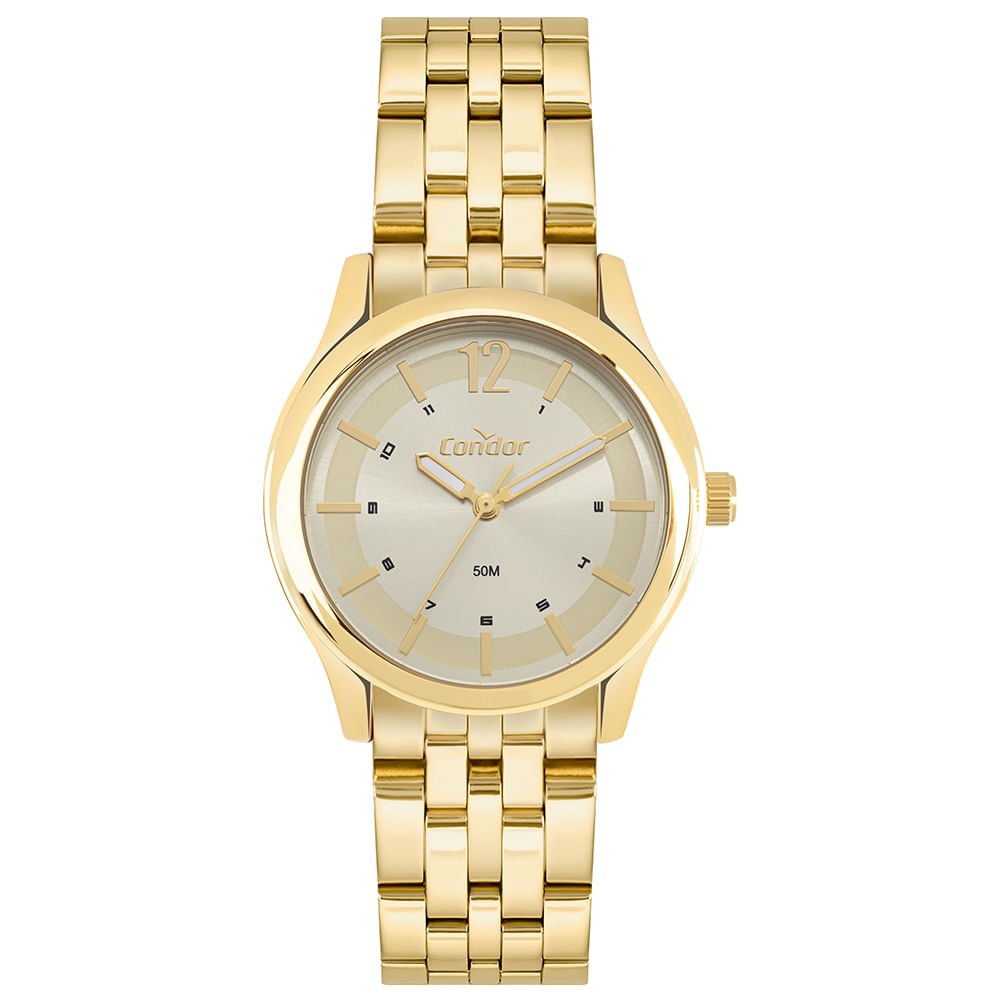 Kit Relógio Condor Feminino Dia A Dia Dourado - CO2035OAM/K4X Dourado 2