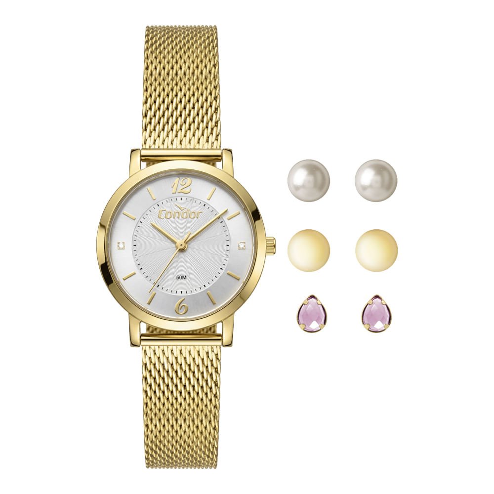 Kit Condor Feminino Dia A Dia Dourado - CO2035OAW/K4K