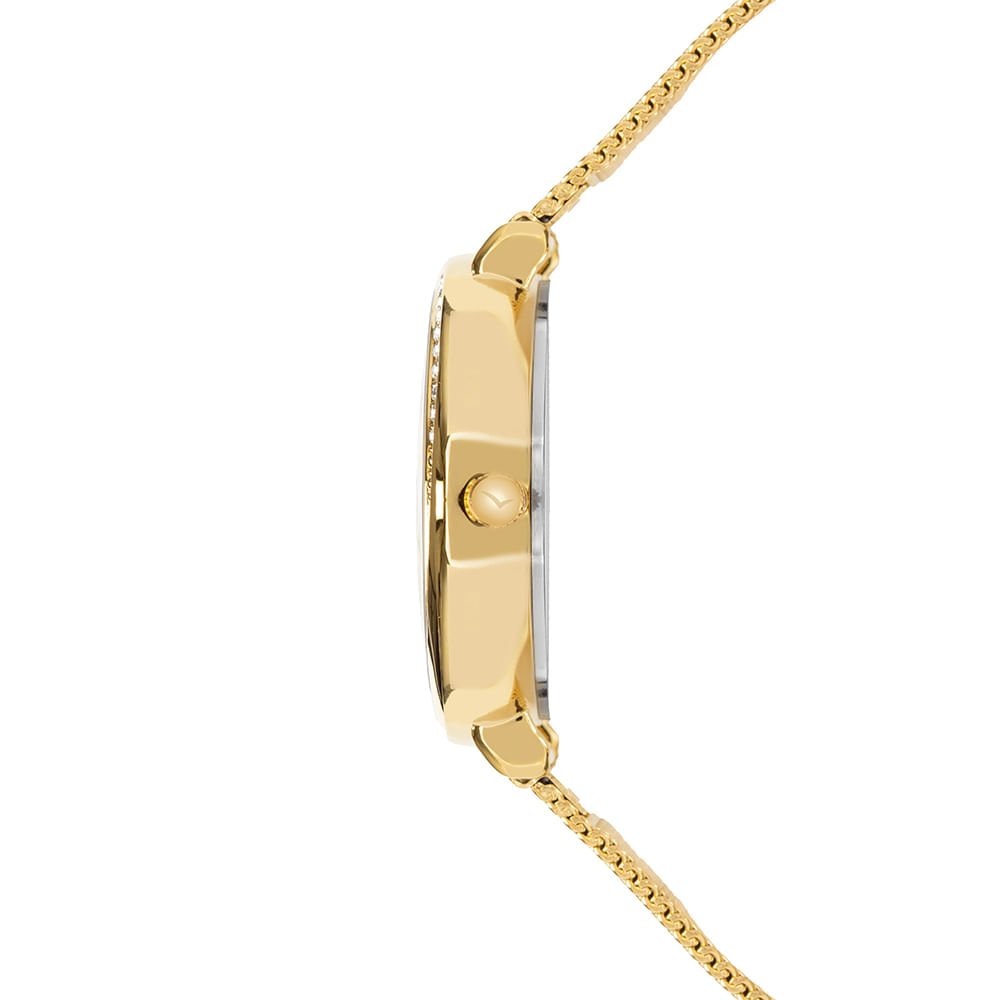 Kit Relógio Condor Feminino Elegante Dourado - CO2035NZV/K4B Dourado 3