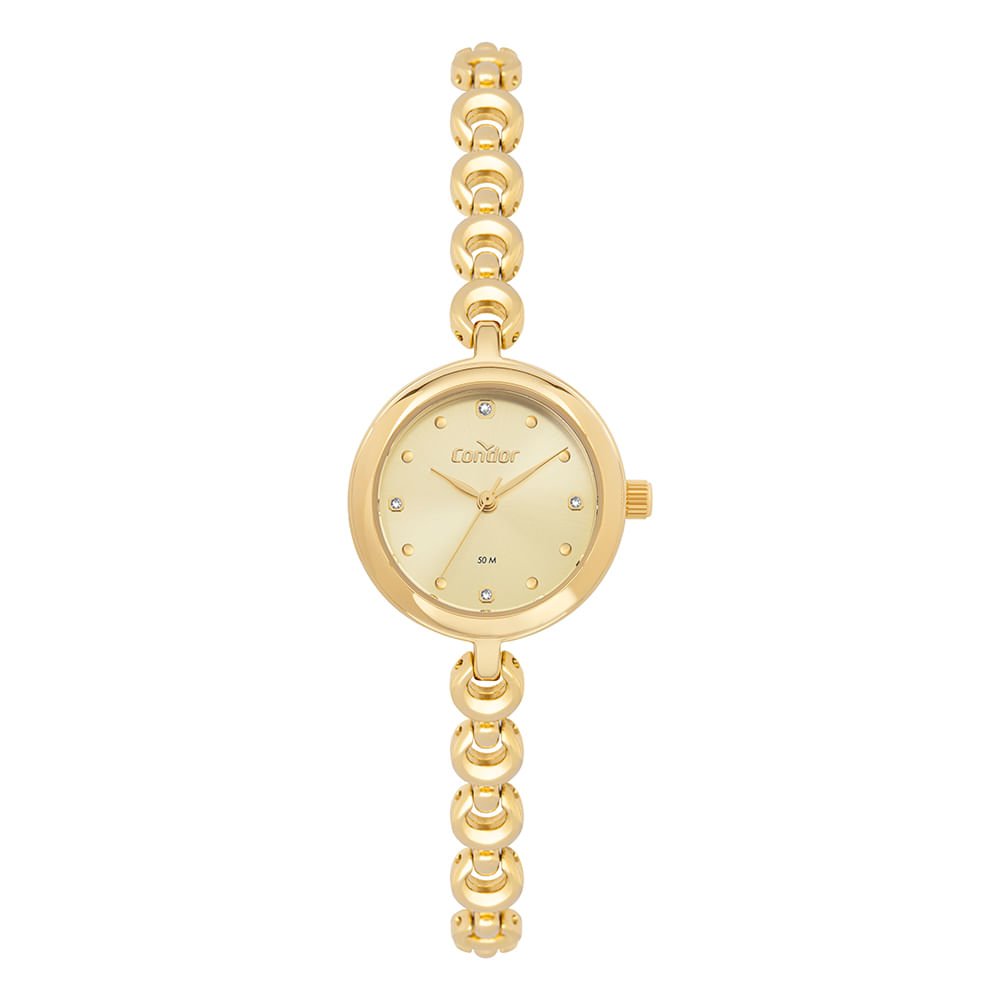 Relógio Condor Feminino Elos Dourado - CO2035NZT/5X