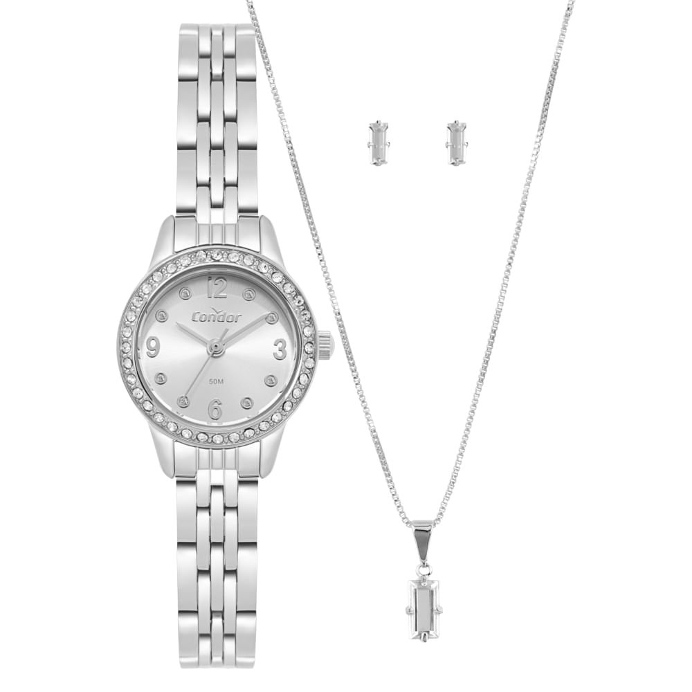 Kit Condor Feminino Mini Prata - CO2035OAG/K4K