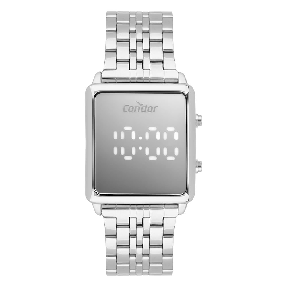 Relógio Condor Feminino Digital Prata - COMD1202AKD/4K