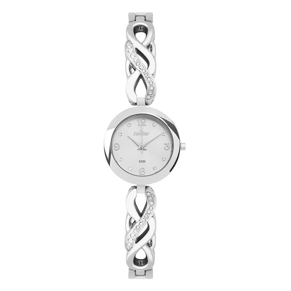 Relógio Condor Feminino Bracelete Prata - CO2035NVK/5K Prata 3