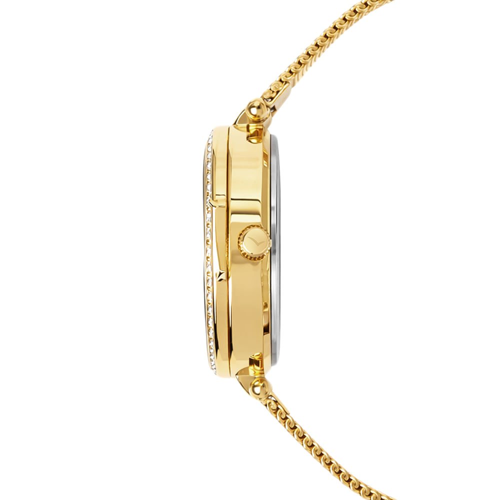 Kit Relógio Condor Feminino Elegante Dourado - CO2035OAD/K4X Dourado 3