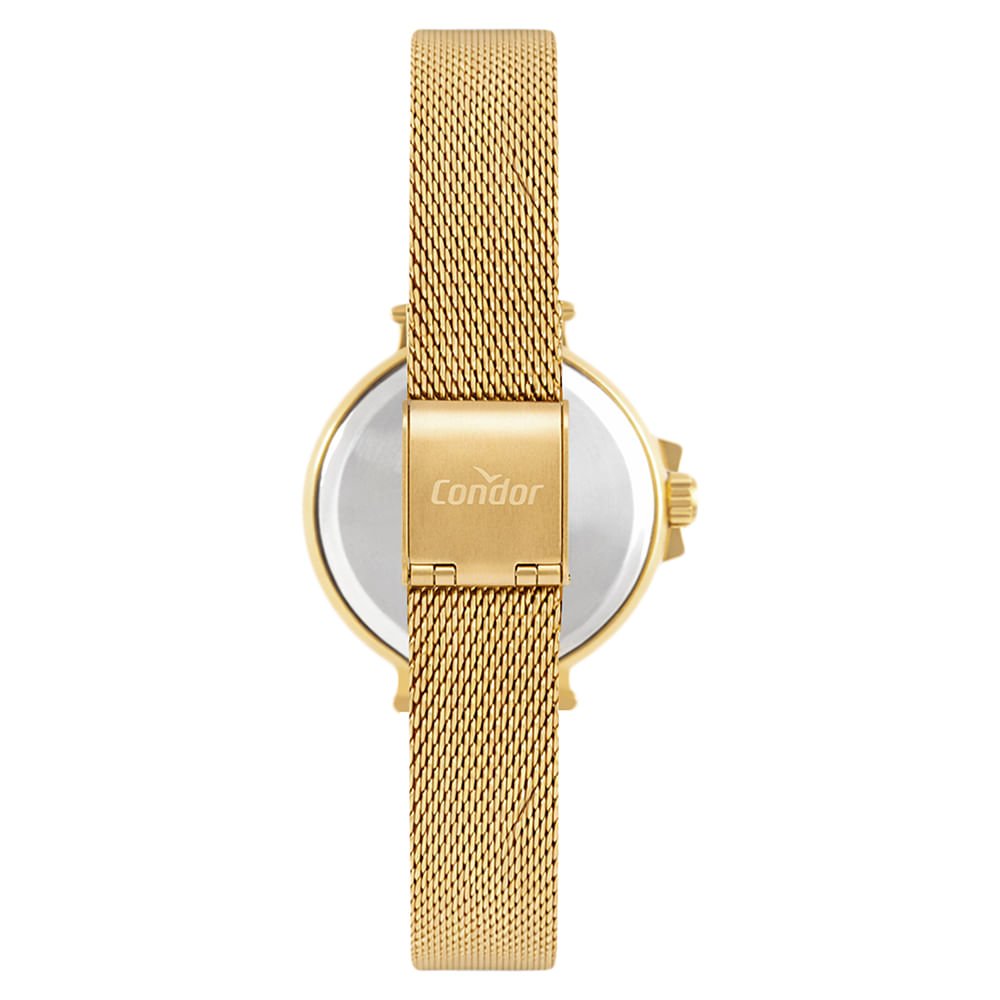 Kit Relógio Condor Feminino Elegante Dourado - CO2035OAD/K4X Dourado 4