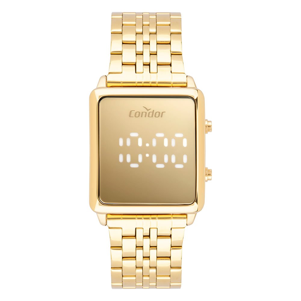 Relógio Condor Feminino Digital Dourado - COMD1202AKC/4D