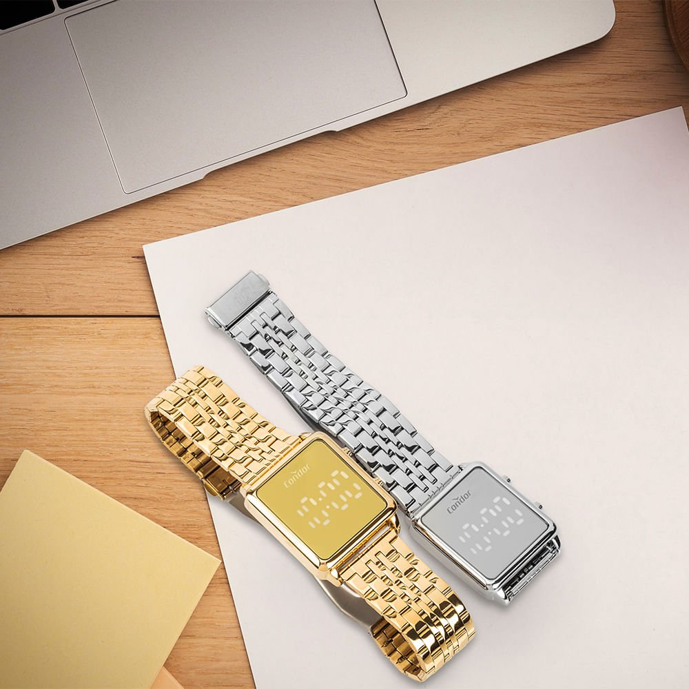 Relógio Condor Feminino Digital Dourado - COMD1202AKC/4D Dourado 2