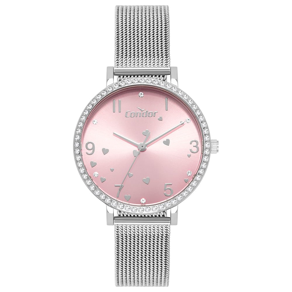 Kit Relógio Condor Feminino Mimos E Sutilezas Prata - CO2035NWG/K4K Prata 2