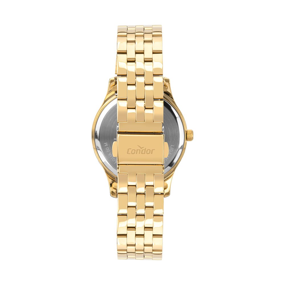 Kit Relógio Condor Feminino Mini Dourado - CO2036MZO/K4X Dourado 3
