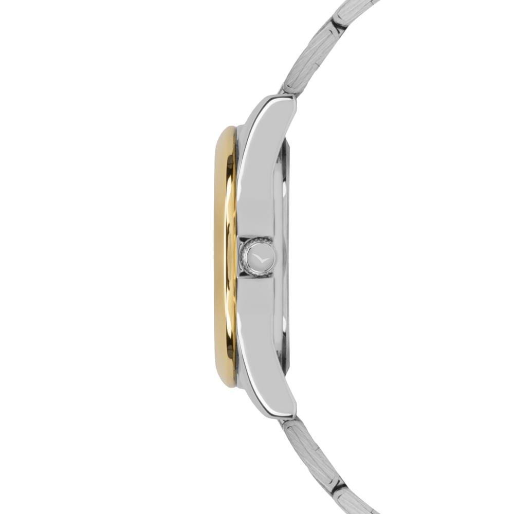 Relógio Condor Feminino Mini Bicolor - CO2035NYE/4K Prata 2