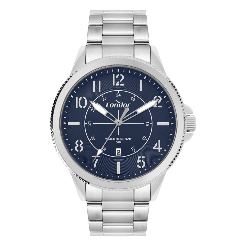 Relógio Condor Masculino Militar Prata - CO2115NCT/4K