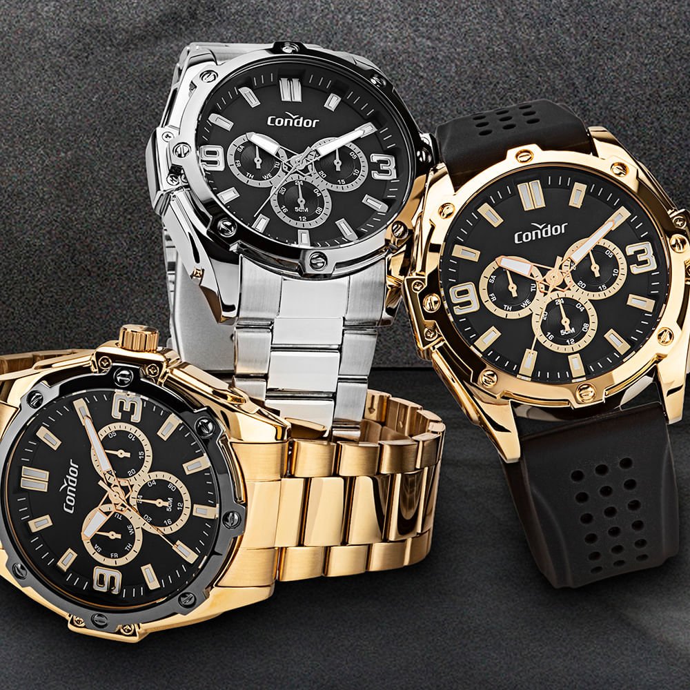 Relógio Condor Masculino Civic Dourado - CO6P29JPA/4D Dourado 3