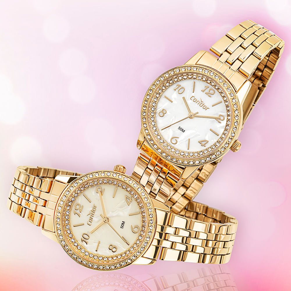 Kit Condor Feminino Elegante Dourado - CO2035OAV/K4X Dourado 2