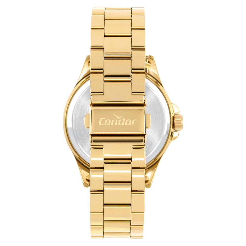 Relógio Condor Masculino Militar Dourado - CO2115NCV/4D Dourado 3